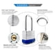 thumbnail image 3 of Candados XanHen de 40 mm con la misma llave – Pack de 48 unidades, 3 of 9
