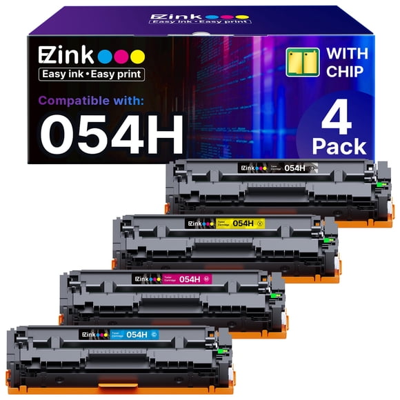 Set de cartuchos de tóner E-Z Ink 054H de repuesto para Canon 054