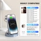 thumbnail image 5 of Estación de carga Anlmz 3 en 1 para iPhone y Apple Watch, 5 of 6