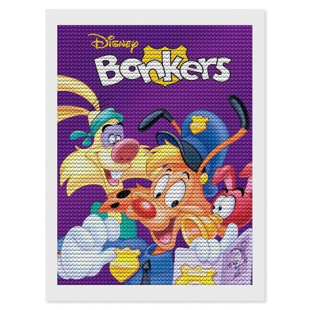 Bonkers Kits de Pintura de Diamantes para Adultos 5D DIY Diamond Art Kits Full Drill Diamond Dots para Regalo Decoración de Pared y Relajación Artes de Gemas 30*40cm