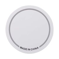 Magideal - Accesorio De Parche De Bombo, Portátil, Práctico Para Niños Y Adultos, Piezas De Tambor, Parches De Cabeza De Tambor, Almohadilla De Patada De Tambor Pedal Único Blanco