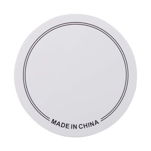 Magideal - Accesorio De Parche De Bombo, Portátil, Práctico Para Niños Y Adultos, Piezas De Tambor, Parches De Cabeza De Tambor, Almohadilla De Patada De Tambor Pedal Único Blanco