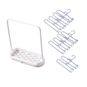 Magideal - Percha Para Ropa De Muñecas En Miniatura, Estante De Almacenamiento, Exhibición De Muebles, Decoración De Casa De Muñecas, Casa De Juguete Con Muebles