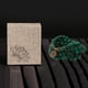 thumbnail image 3 of Pulsera de hilo de cuentas Mala, 108 cuentas de oración budista, yoga, meditación, cuentas de malaquita verde, collar para mujeres y hombres, 3 of 7