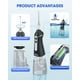 thumbnail image 3 of Irrigador bucal portátil Water Dental Flosser HOHOO, tanque de 300 ml, 3 of 3