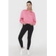 thumbnail image 4 of Polerón Mujer Deportivo Half Zipper Rosado Corona, 4 of 5