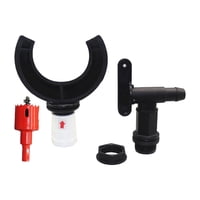 Ioensy - Sistema De Captura De Agua De Lluvia Kits De Desviador De Barril De Lluvia Para Tareas Al Aire Libre Techo Grifo De Recolección De 110 Mm