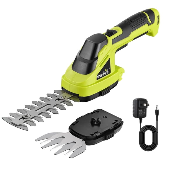 Tijeras para Césped y Recortadora de Arbustos Inalámbrica 2 en 1 SnapFresh 7.2V
