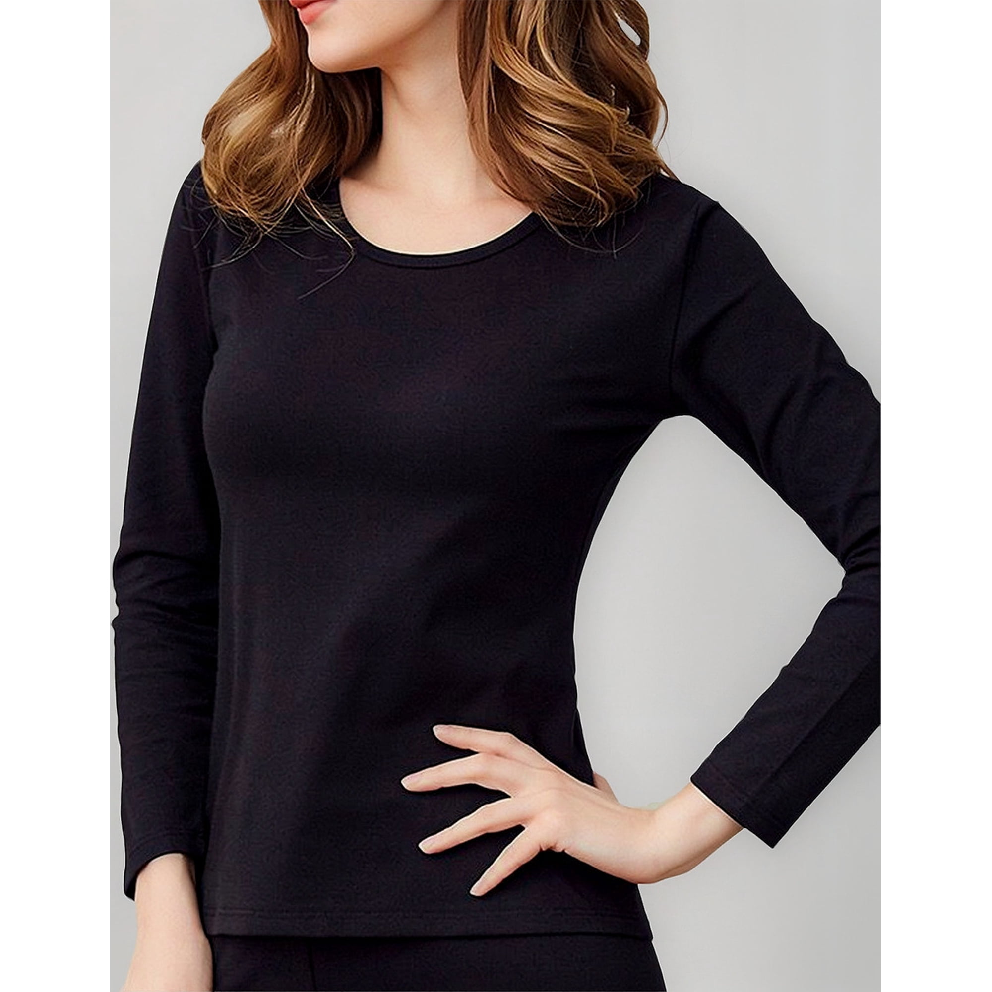 Flix - Camiseta Mujer Primera Capa Fibra De Bambú 100%