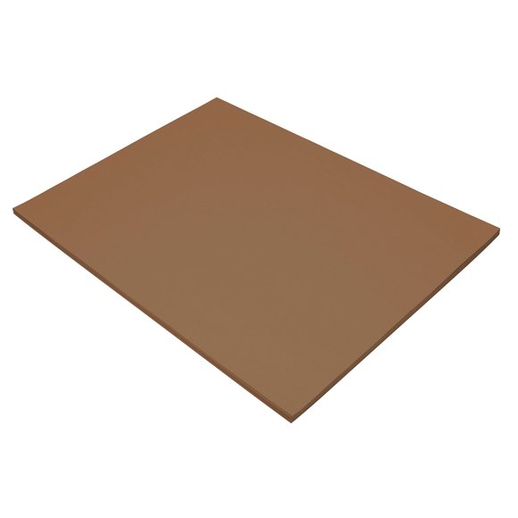 Papel de construcción Pacon Tru-Ray, 18 x 24 cm, 50 hojas, color marrón cálido