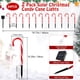 thumbnail image 5 of Luces Solares Navideñas Con Forma De Bastón De Caramelo 15 Paquete De 24, 5 of 7