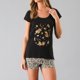 thumbnail image 1 of Pijamas Top M. Corta + Short Flores Mujer 33860-17, 1 of 3