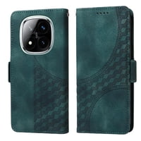 Carcasa Foxdock Xiaomi Redmi Note 14 Pro 5G De Cuero Pu, Diseño Acolchado Clásico, Protección Contra Caídas Y Rayones