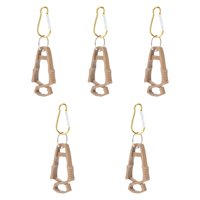 Magideal - 5 Clips Para Guantes De Exterior, Gancho Multiusos, Soporte Para Clips Para Guantes, Clip Para Guantes Antipérdida, Clip Anticaída Para Exteriores Par Caqui