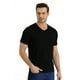 thumbnail image 1 of Polera Hombre Manga Corta Cuello V Negro Talla S, 1 of 3