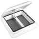 thumbnail image 1 of Ventilador de techo Livpow manual para caravana o remolque, 14 x 14, color blanco, 1 of 7