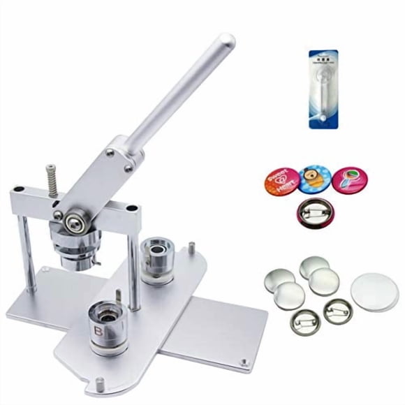 Kit de 500 juegos de botones de 25 mm ChiButtons, todo metal