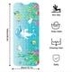 thumbnail image 3 of 1pc Cartoon Undersea World Bathtub Mat, Large Non-Slip Bath & Shower Mat, Dolphin Print, Anti-Slip Mat With Suction, 40*16inch, 3 of 4