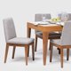 thumbnail image 2 of Juego De Comedor Junior 6 Sillas Extensible Natural - Blanco, 2 of 12