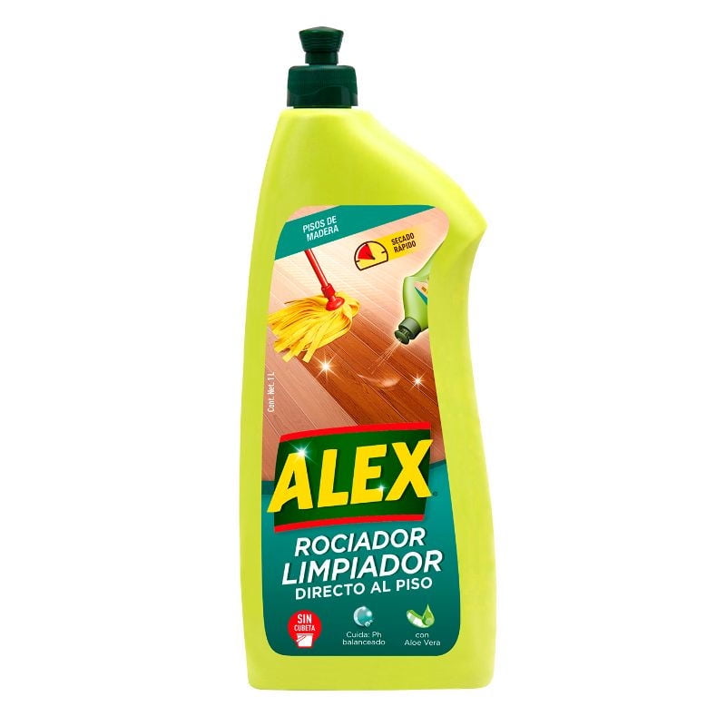 Alex - Limpiador Líquido Directo Al Piso Madera Botella