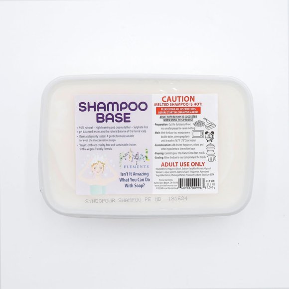 Base de Champú Sólido Primal Elements 900 g Vegano sin Sulfatos