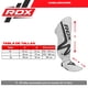 thumbnail image 3 of Canilleras RDX Nero T15 - Molded Black - Blanco -&nbsp;SGR-T15MW - Talla XL, 3 of 3