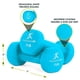 thumbnail image 3 of Mancuernas ProsourceFit de neopreno 3.18 kg (7 lb) color azul cielo, juego de 2, 3 of 7