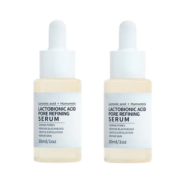 Facial Essence Liquid Lactobionic Acid Shrink Pores Serum Moisturizing Purify Pore Treatment Beauty Skin Care Whitening Cream
