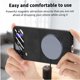 thumbnail image 3 of Magnetic Slim Case for Samsung Galaxy Z Flip 4 with Camera Guard & Anti-Scratch Back Black, 3 of 6