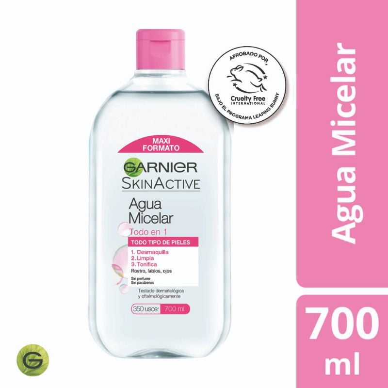 Agua Micelar Todo En 1 700 ml Garnier skinactive