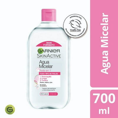 Agua Micelar Todo En 1 700 Ml Garnier Skinactive