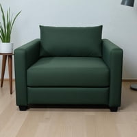 Diseños Valestrini - Sofa Cama Multifuncional Un Cuerpo Lino Verde