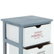 thumbnail image 3 of Cajonera Harris Comoda Harris 2 Cajones Blanco Celeste, 3 of 3