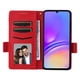 thumbnail image 5 of Funda Cartera para Samsung Galaxy A06 Tapa Flip con Ranuras y Soporte Rojo, 5 of 5