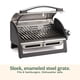 thumbnail image 3 of Parrilla de gas Cuisinart Grillster de acero inoxidable 8000 BTU, 3 of 8