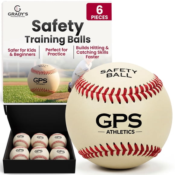 Pelotas De Béisbol Suaves Gps De School Paquete De 6