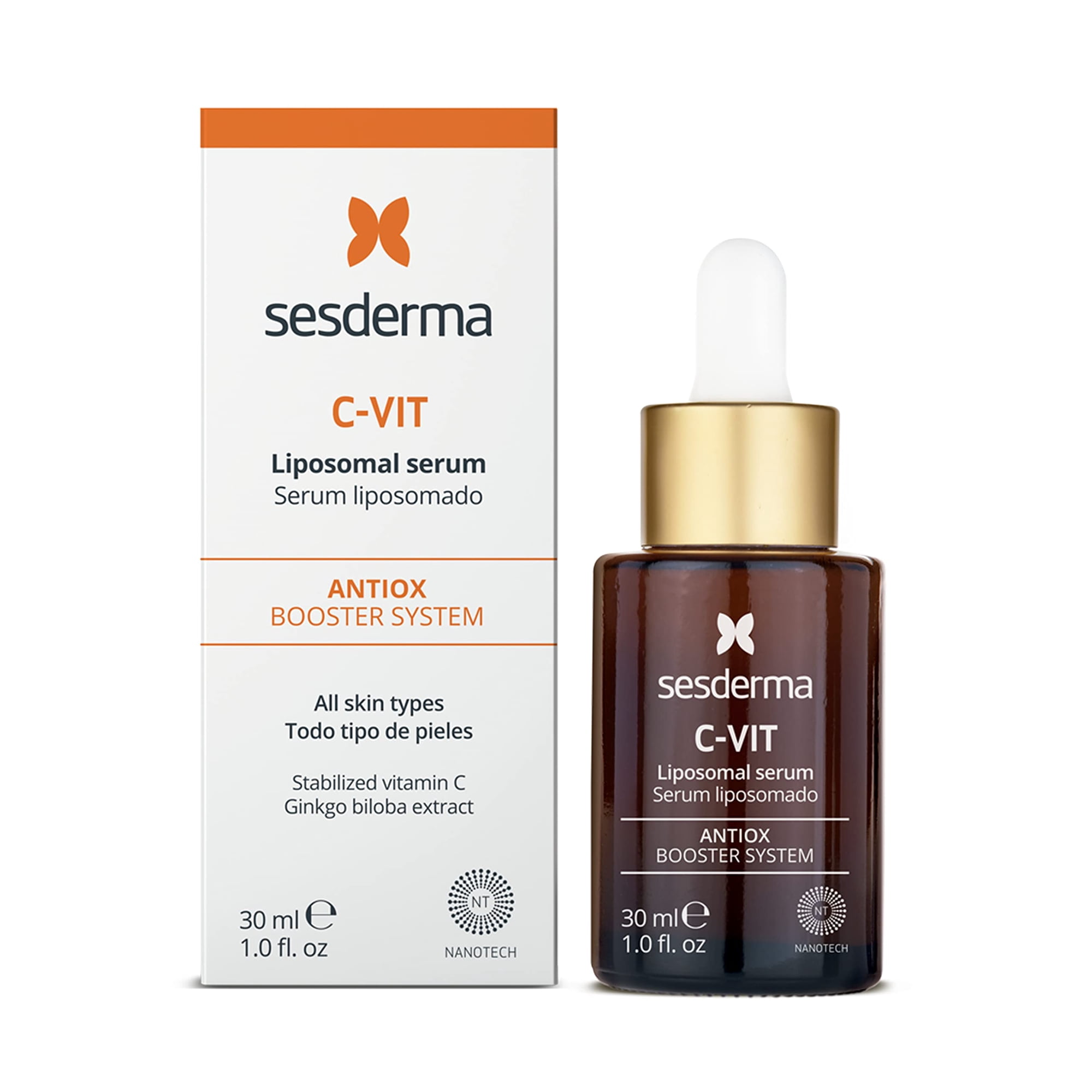 Sérum Sesderma C-vit Liposomal 30 Ml Para El Cuidado De La Piel Antioxidante