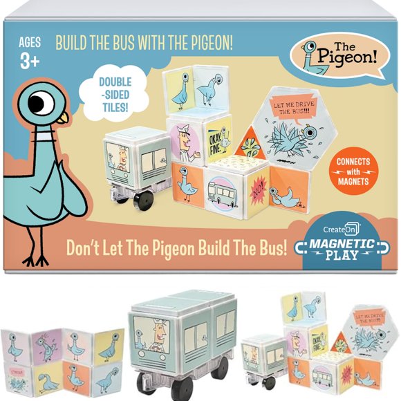 Las baldosas magnéticas se crean en Mo Willems Don't Let The Pigeon