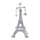 thumbnail image 4 of Estatuilla De La Torre Eiffel Portavelas Giratorio Ornamento Decoración Encantadora Reno Duradero, 4 of 5