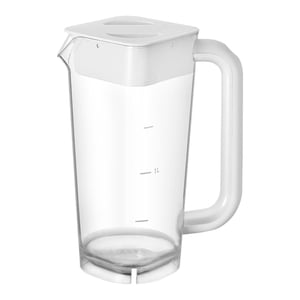 Magideal - Jarra De Agua De 2000 Ml, Tetera Para Té Helado, Regalo, Gran Capacidad, Jarra Para Refrigerador Doméstico, Jarra Para Bebidas, Leche, Café Y Té Helad Blanco