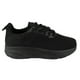 thumbnail image 1 of Zapatilla New Walk Mesh Plataforma Negra, 1 of 5