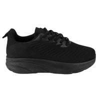 Zapatilla New Walk Mesh Plataforma Negra