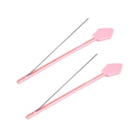 Magideal - 2 Piezas Cake Tester Varilla Para Repostería Aguja De Prueba De Pasteles Herramienta Auxiliar De Cocina Acero Inoxidable Reutilizable Adecuada Para