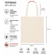 thumbnail image 2 of Totebag crea cruda personalizar, 2 of 4
