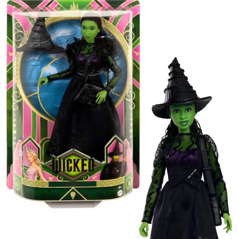 Muñeca De Moda Mattel Universal Wicked Elphaba Con Accesorios