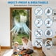thumbnail image 5 of Puerta Mosquitera Magnética Reversible 39x83 Pulgadas Gris, 5 of 9