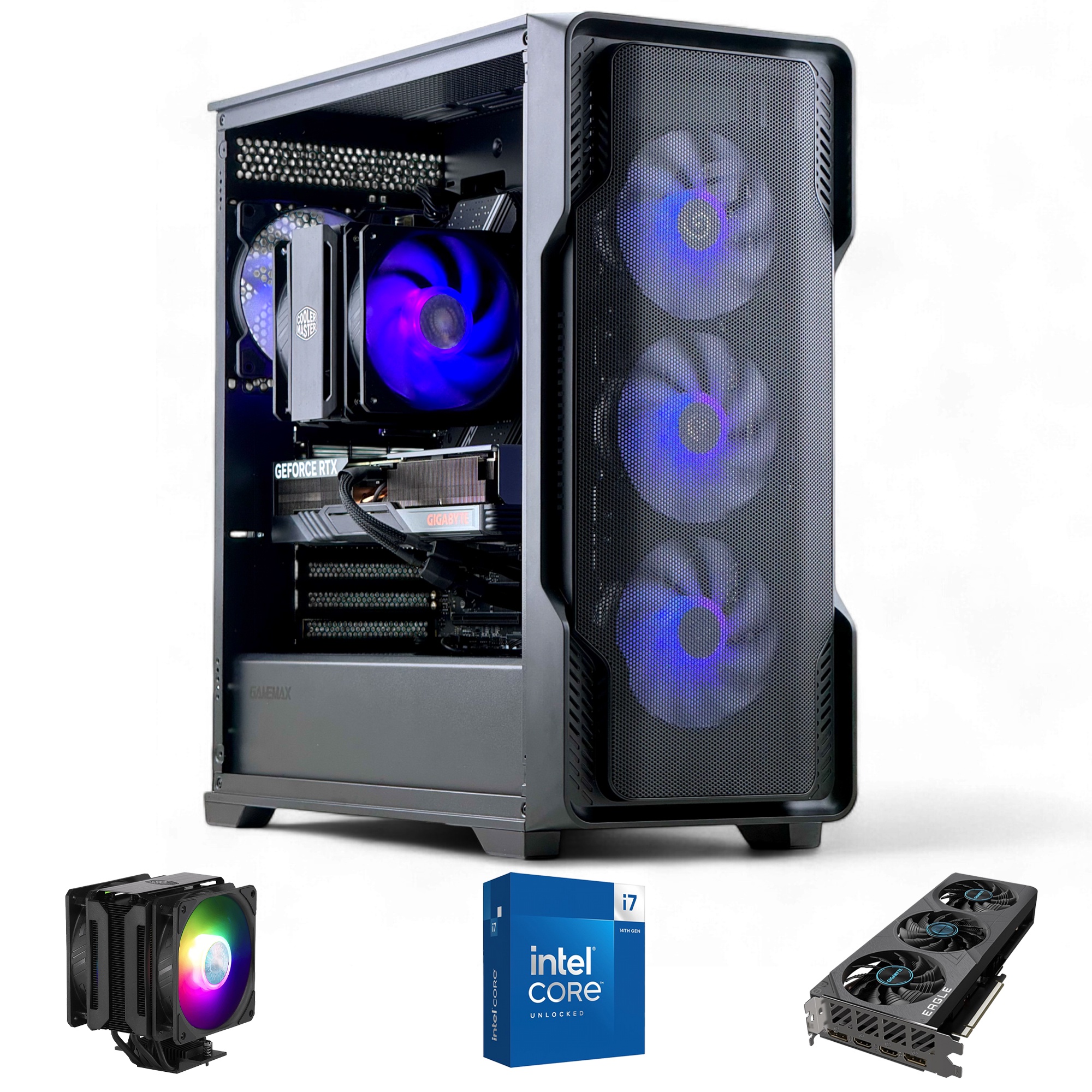 Hyperpc.Cl - Pc Gamer Siege Intel Core I7 14700K 32Gb Ddr5
