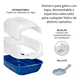 thumbnail image 3 of Arenero Sanitario Para Gato Cerrado Con Pala Puerta Abatible Color Azul Marino, 3 of 3