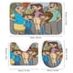 thumbnail image 3 of Juego de Cortina de Ducha 4 Piezas Desmarcar Maya y Miguel, 3 of 6