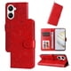 thumbnail image 5 of Funda tipo cartera FOXDOCK para Huawei Nova 10 SE , diseño girasol en relieve, cuero PU, cierre magnético, soporte y tarjetero, 5 of 5